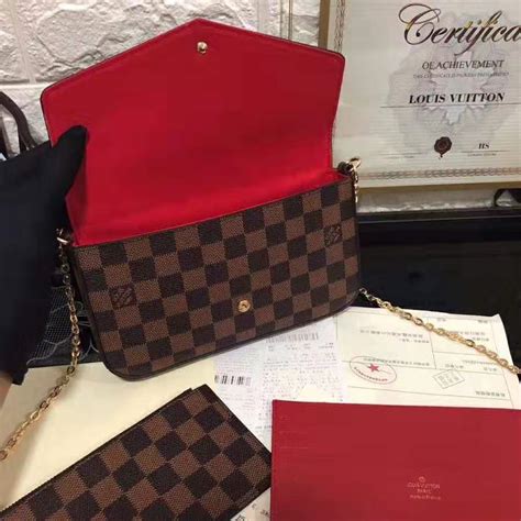 pochette félicie louis vuitton damier